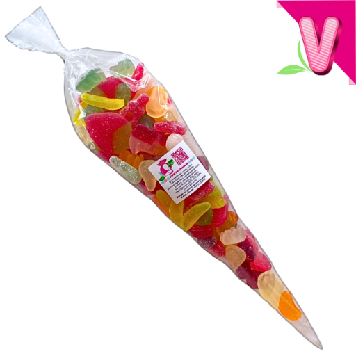 Snoepzakjes met vegetarische snoep